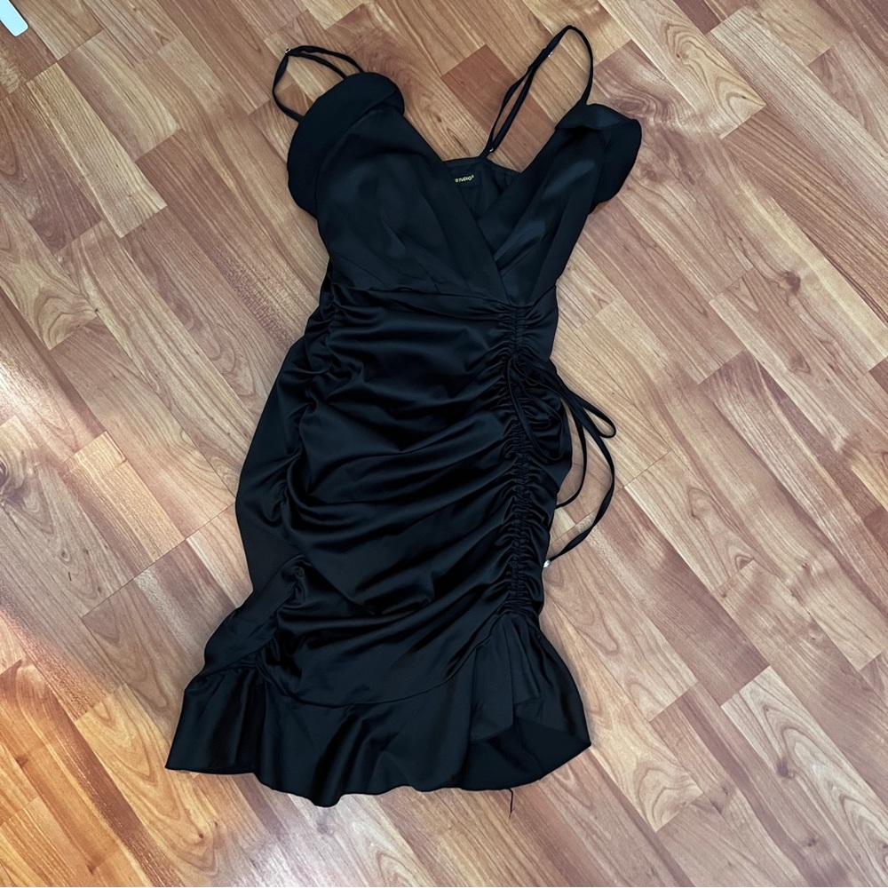 Little black stain mini dress